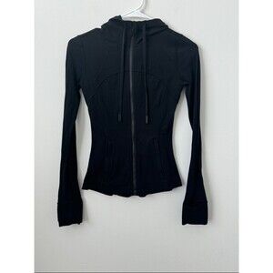 Lululemon Hooded Black Define Jacket Size: 0